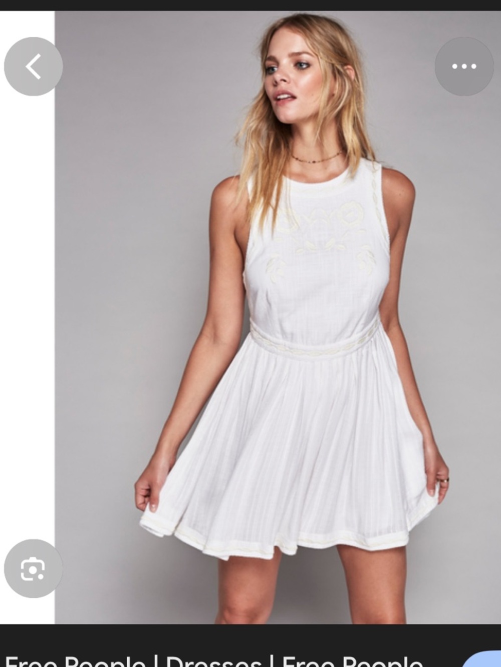 Free People Birds of a Feather mini dress size 2